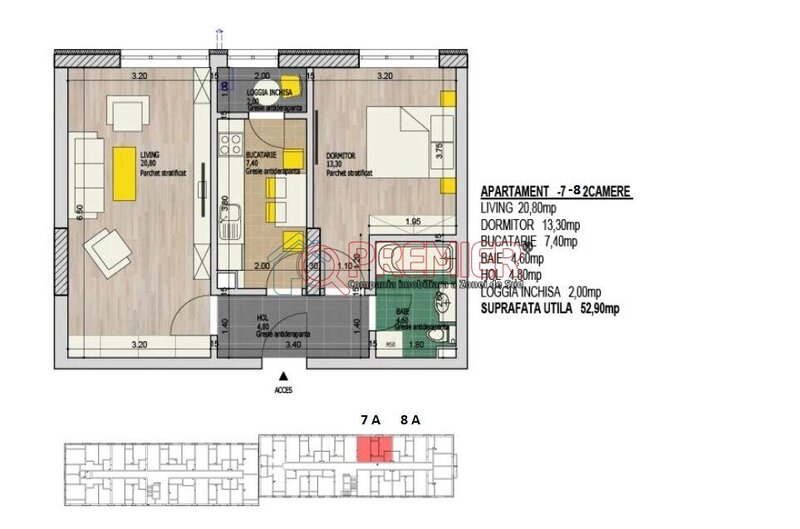 Aparatorii Patriei 7 minute - Metrou - 2 camere Decomandat - 67890 euro